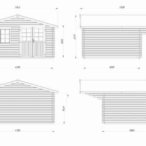 Abri Sally 15,5m² – Palmako