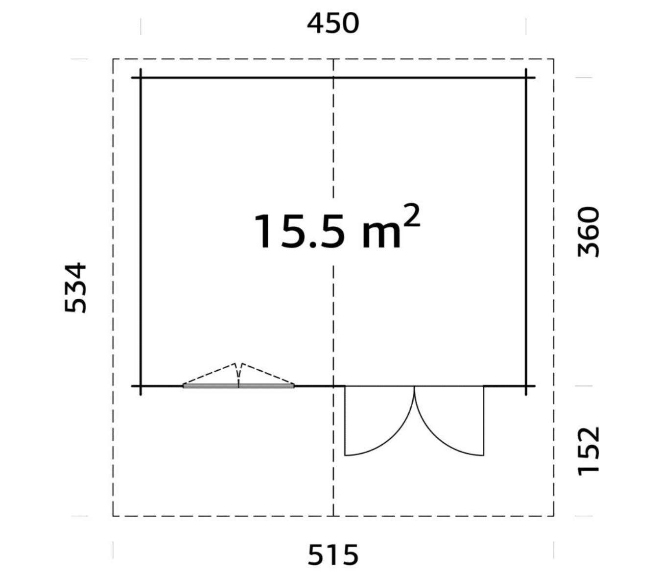 Abri Sally 15,5m² - Palmako – Image 5
