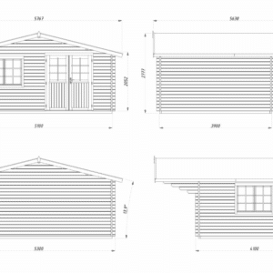 Abri Sally 19,1m² – Palmako