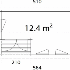 Abri Susanna 12,4m² – Palmako