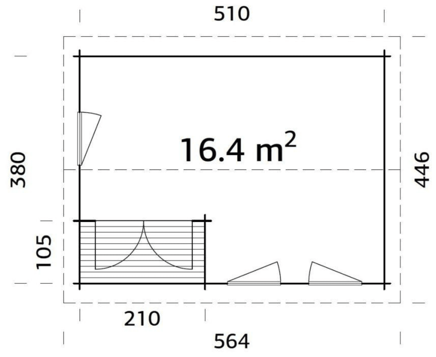 Abri Susanna 16,4m² - Palmako – Image 5