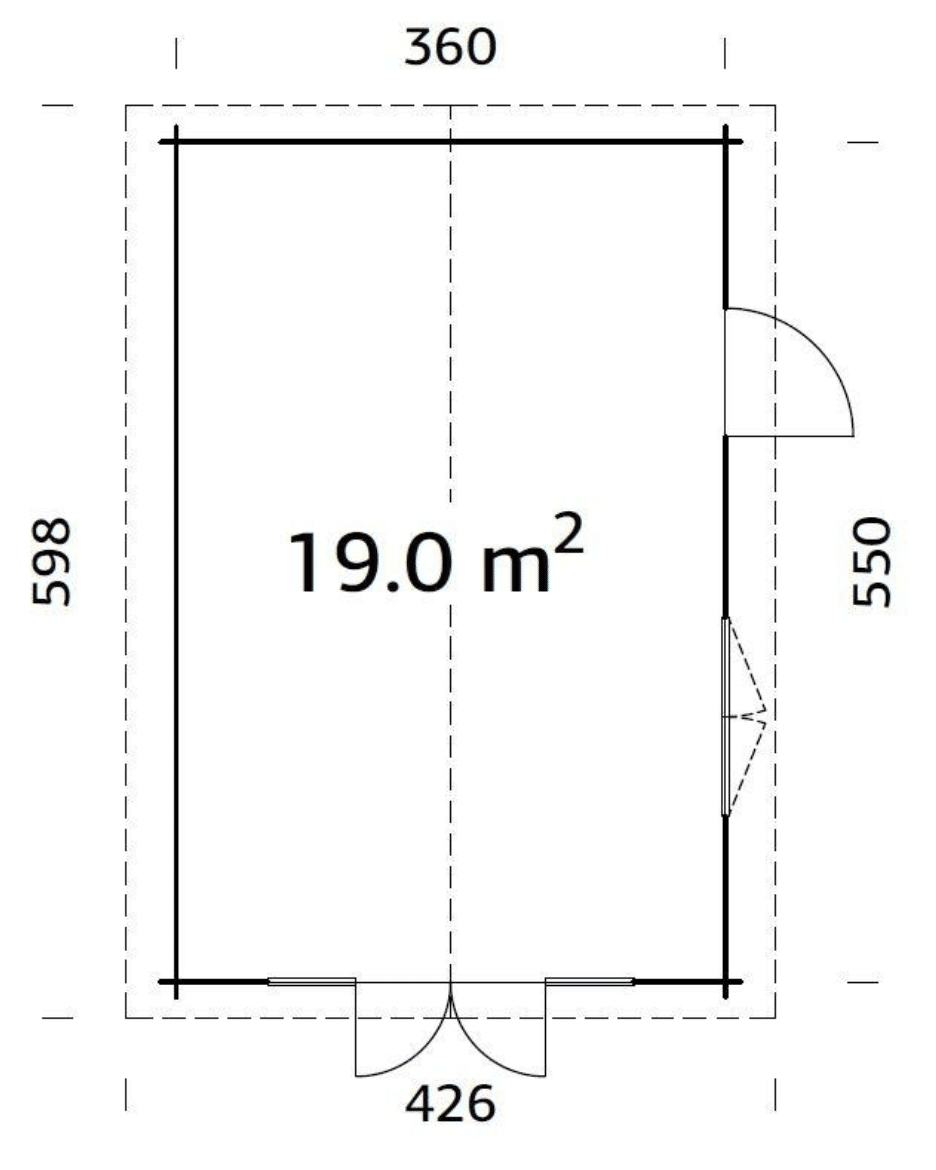 Abri Irene 19,00m² - Palmako – Image 5
