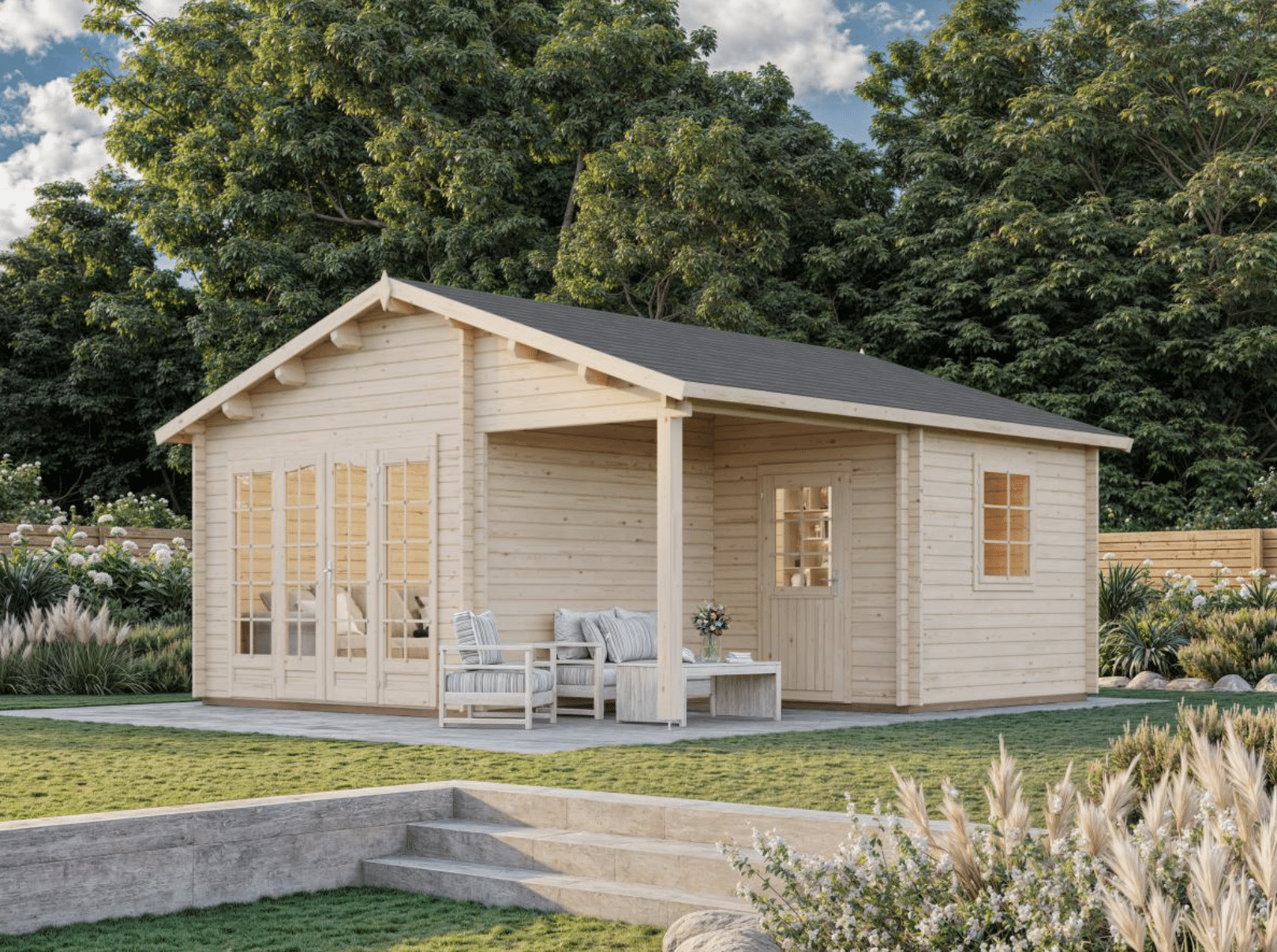 Abri Irene 21,9 + 5,2m² - Palmako