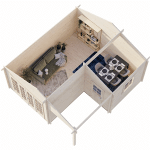 Abri Irene 21,9 + 5,2m² – Palmako