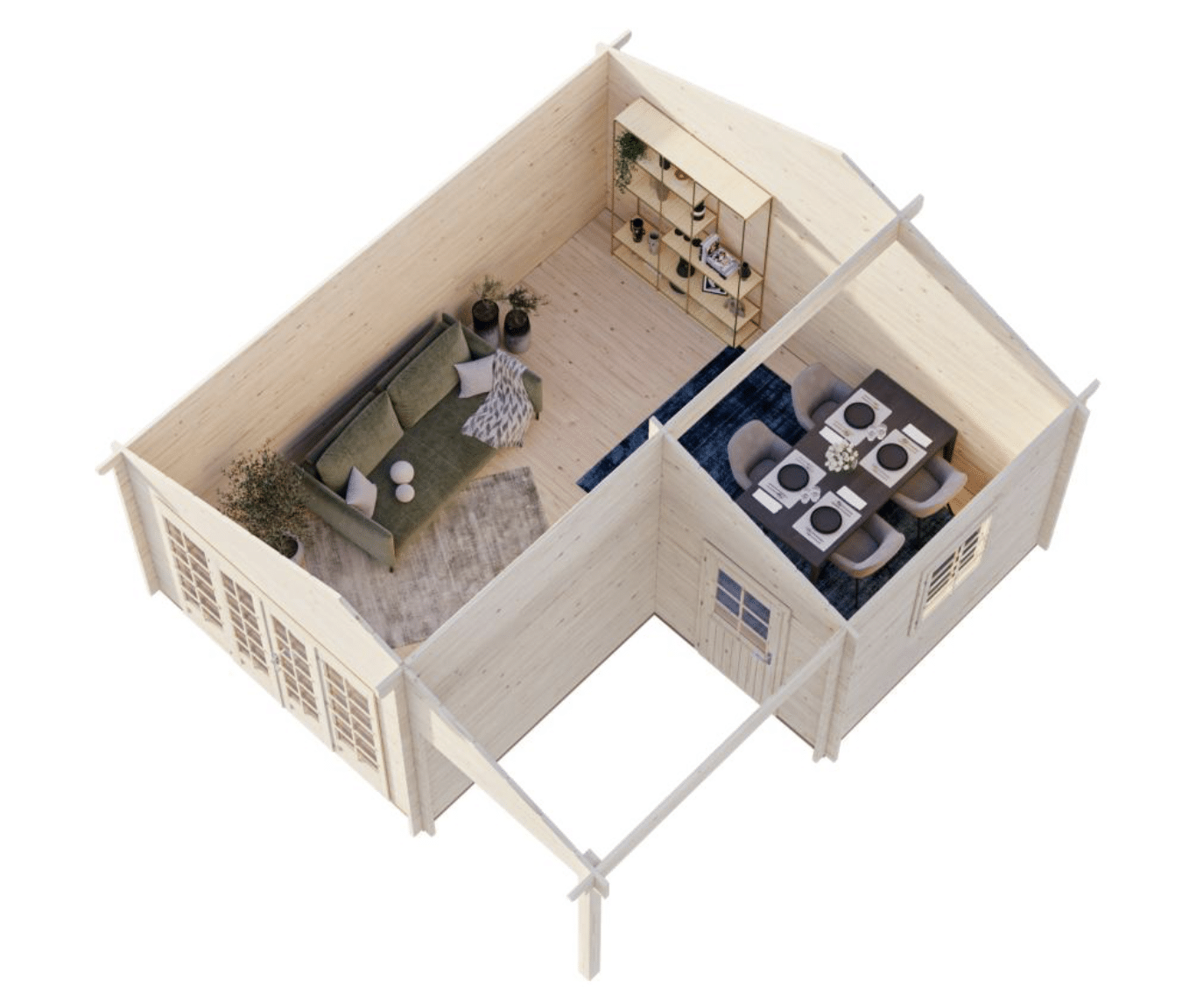 Abri Irene 21,9 + 5,2m² - Palmako – Image 3