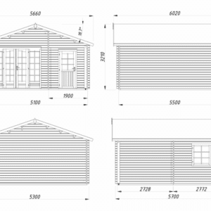 Abri Irene 21,9 + 5,2m² – Palmako