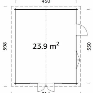 Abri Irene 23,9m² – Palmako