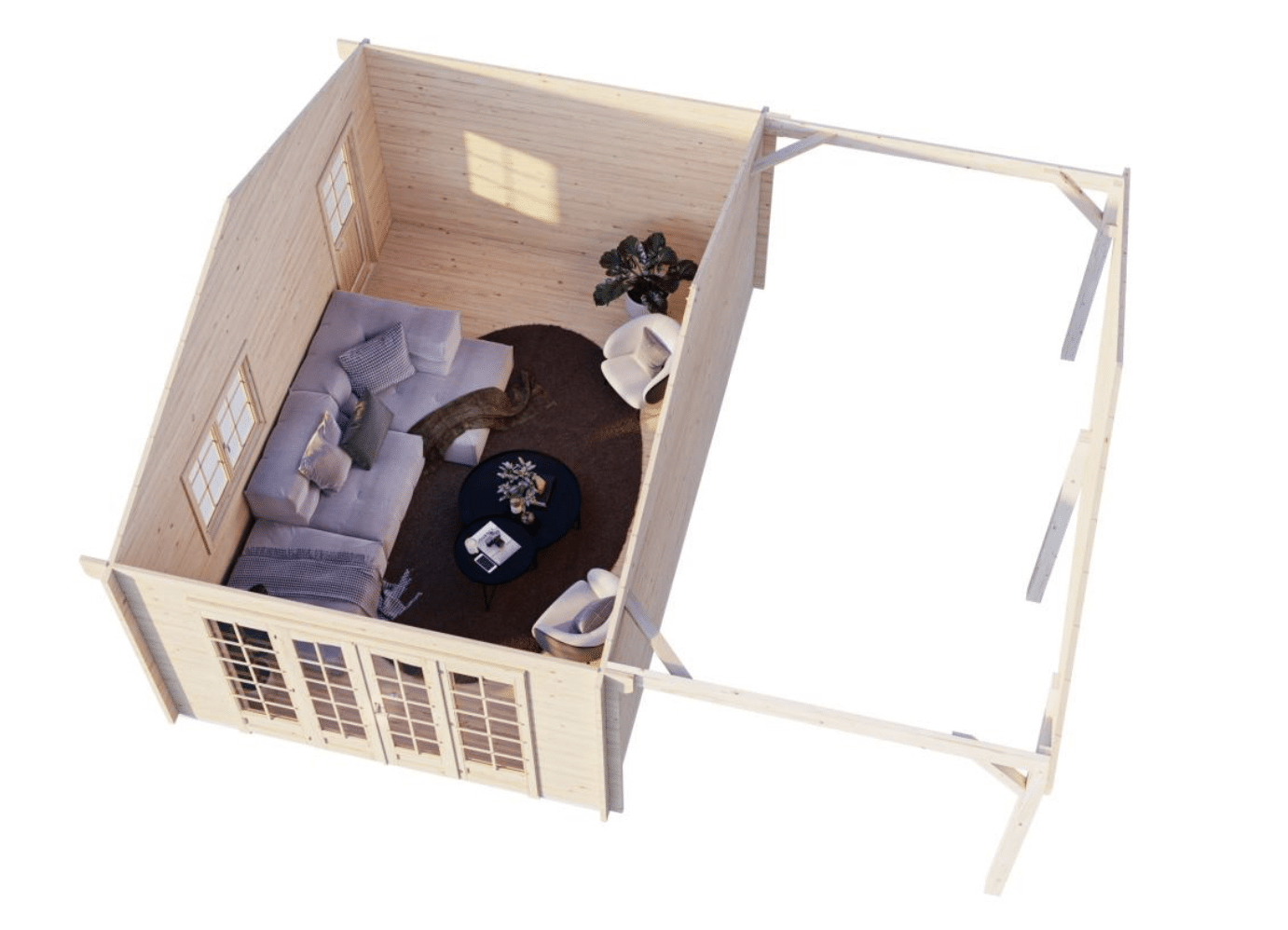 Abri Irene 19,0+16,2m² - Palmako – Image 3