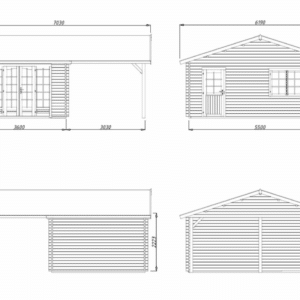 Abri Irene 19,0+16,2m² – Palmako