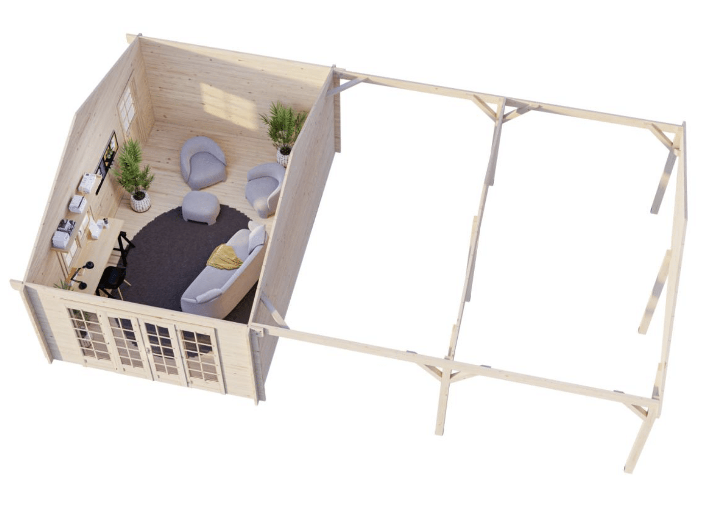 Abri Irene 19,0+33,2m² - Palmako – Image 3