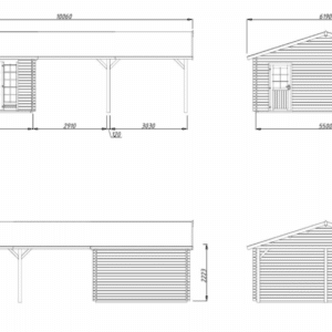 Abri Irene 19,0+33,2m² – Palmako