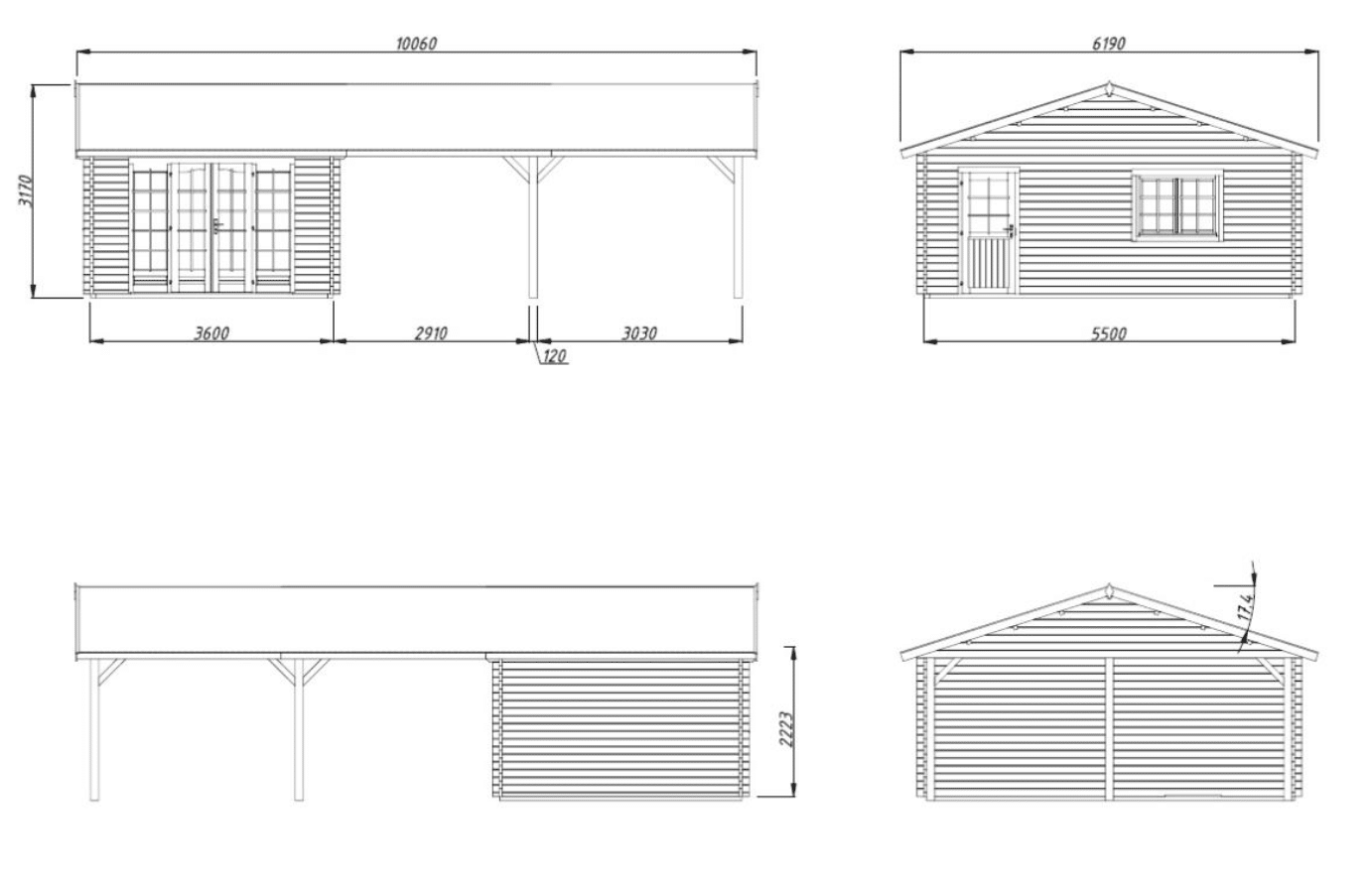 Abri Irene 19,0+33,2m² - Palmako – Image 4