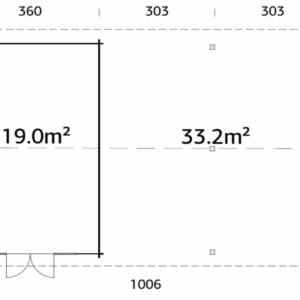 Abri Irene 19,0+33,2m² – Palmako