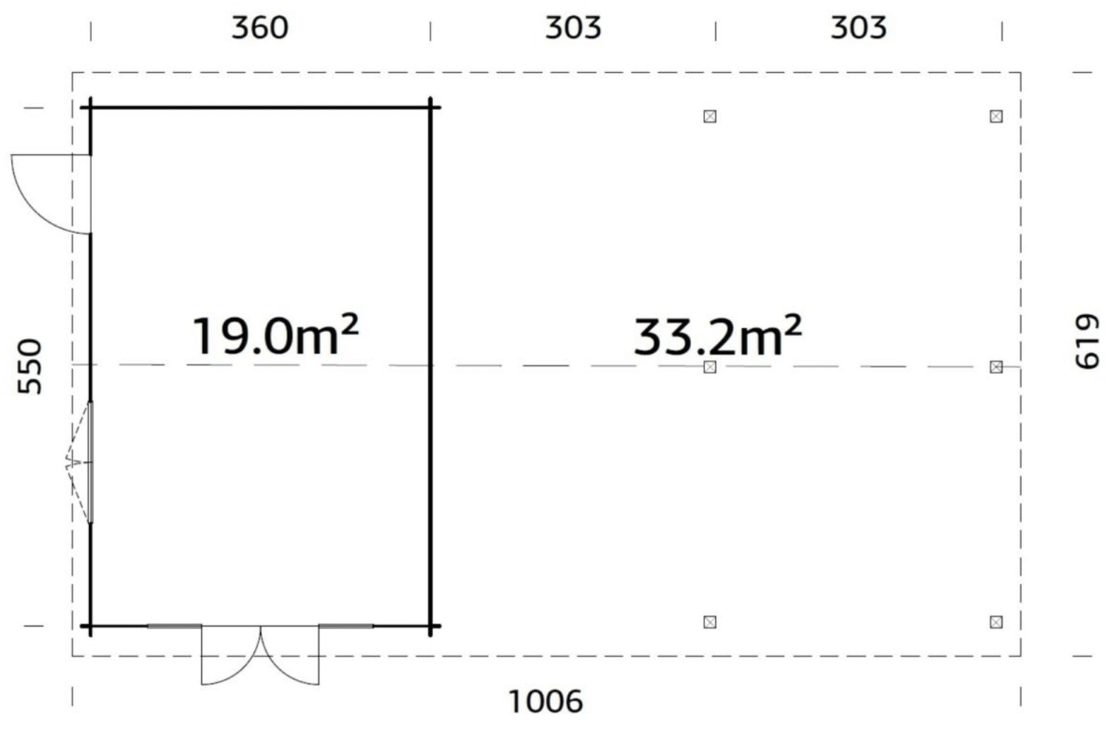 Abri Irene 19,0+33,2m² - Palmako – Image 5