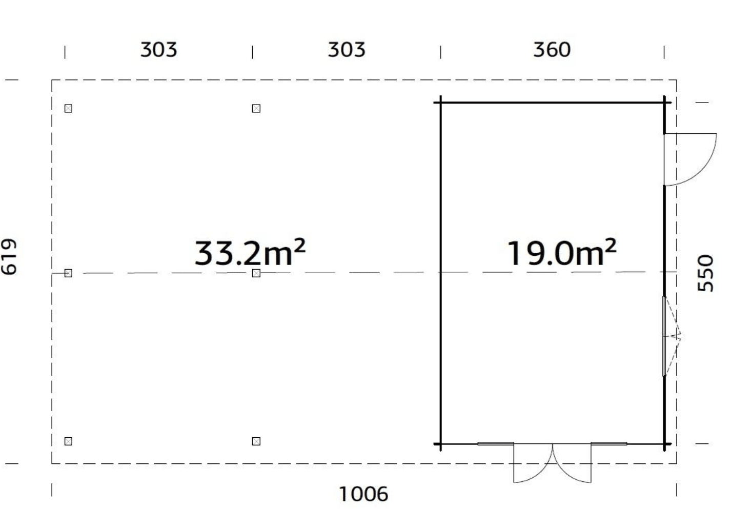 Abri Irene 19,0+33,2m² - Palmako – Image 6
