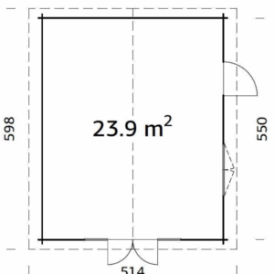 Abri Irene 23,9m² – Palmako