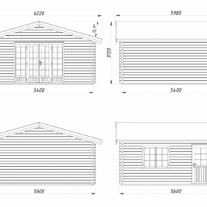 Abri Irene 27,7m² – Palmako
