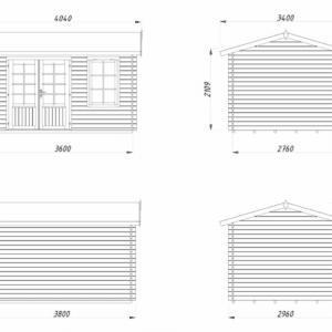 Abri Iris 9,6m² – Palmako