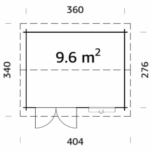 Abri Iris 9,6m² – Palmako
