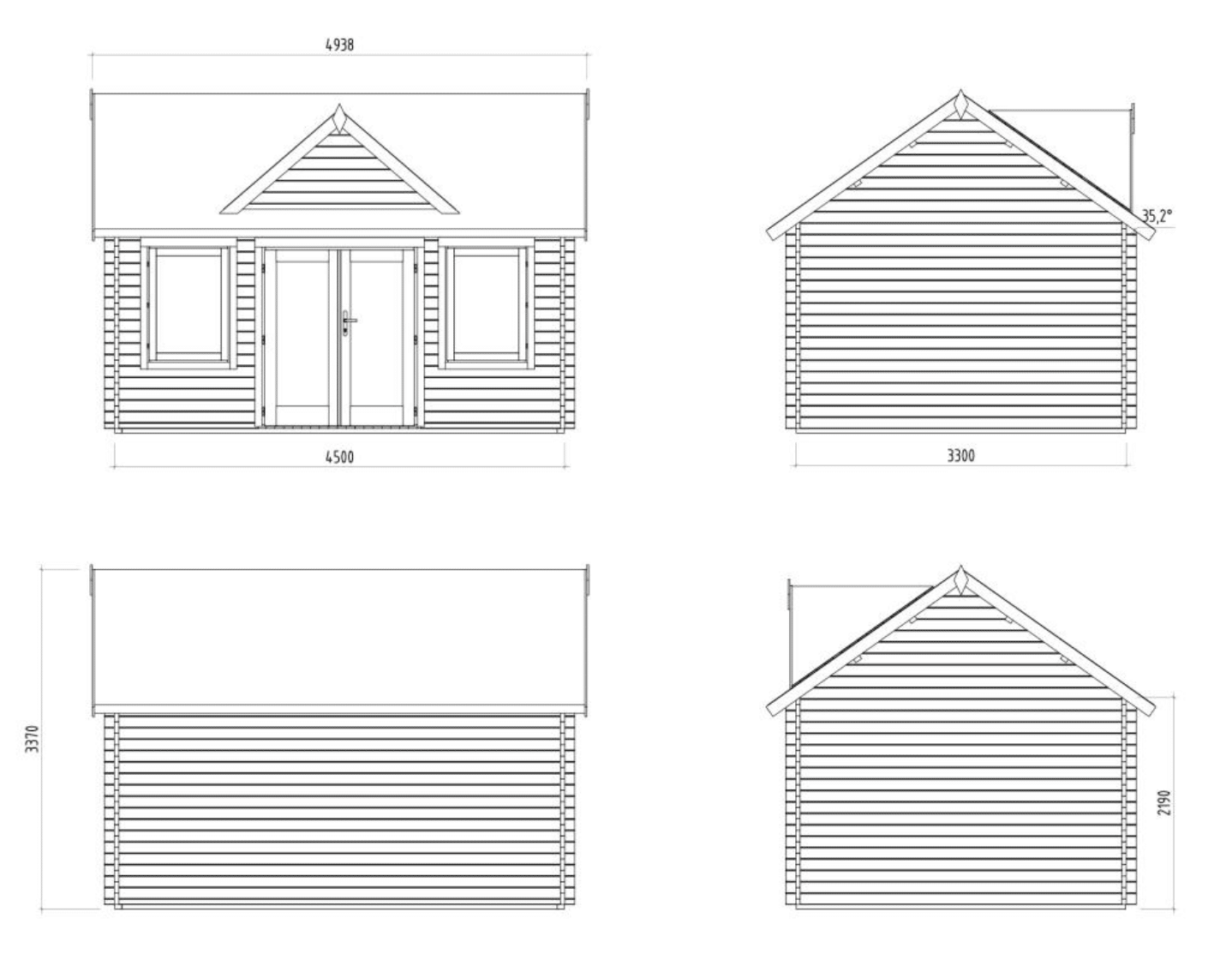 Abri Claudia 14,2m² - Palmako – Image 4
