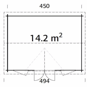 Abri Claudia 14,2m² – Palmako