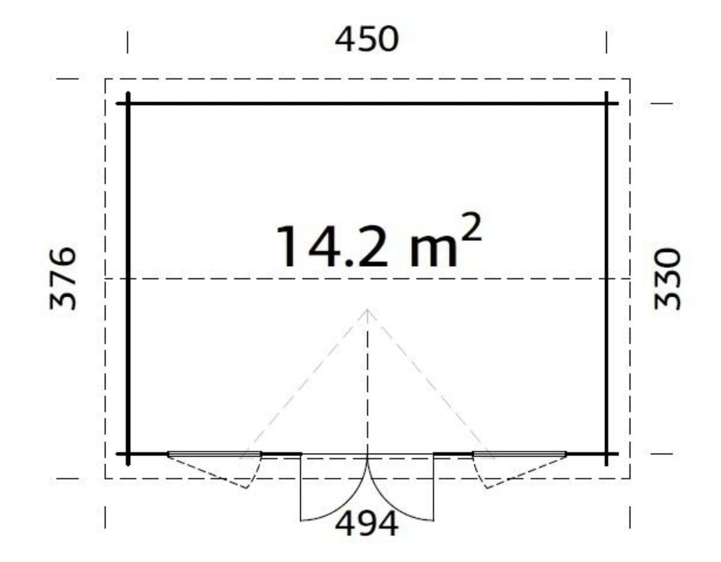 Abri Claudia 14,2m² - Palmako – Image 5