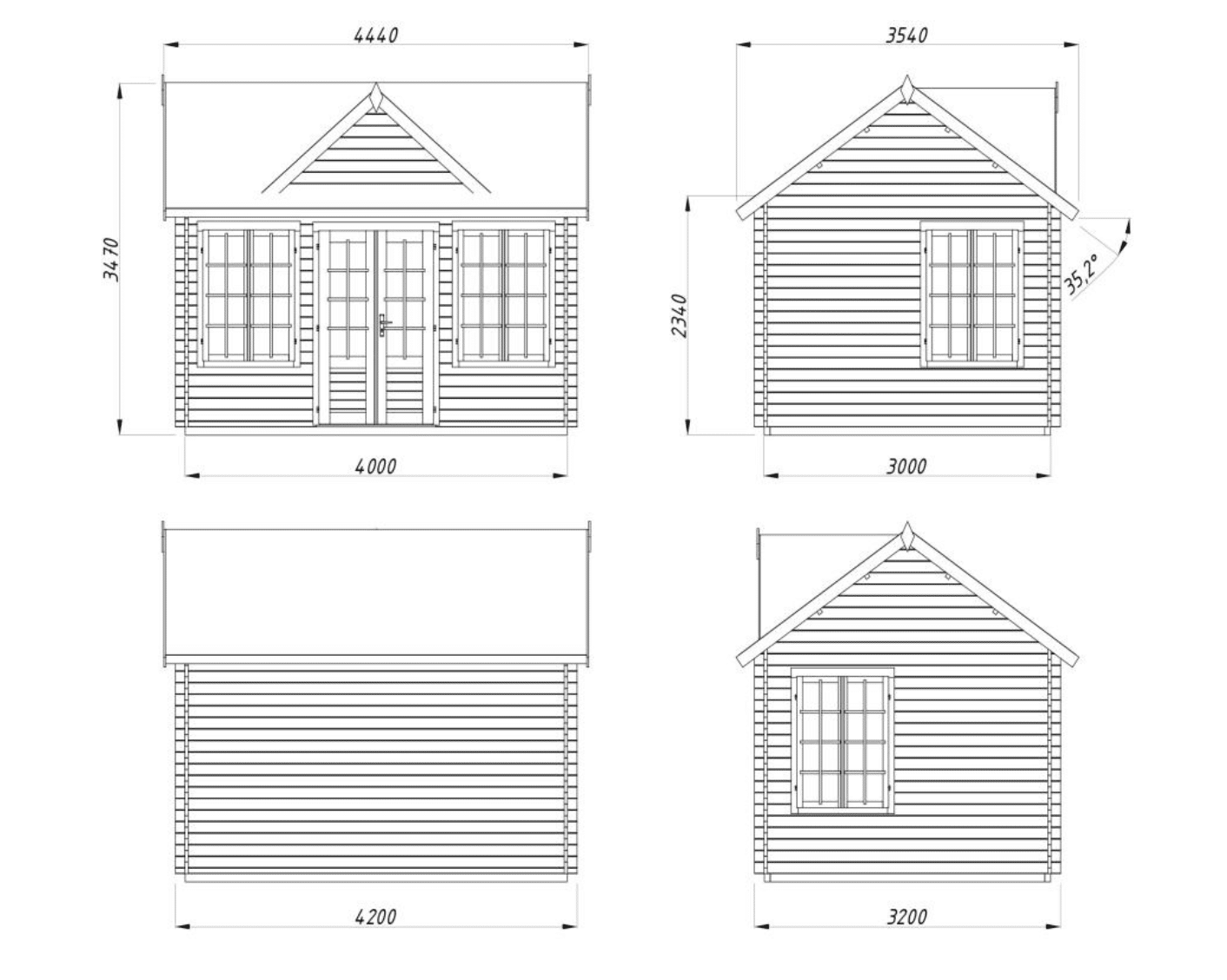 Abri Claudia 11,5m² - Palmako – Image 4