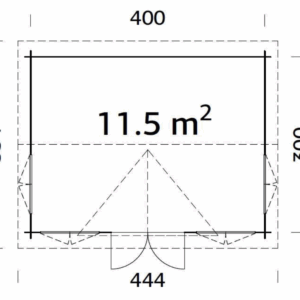 Abri Claudia 11,5m² – Palmako