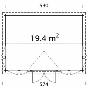 Abri Claudia 19,4m² – Palmako