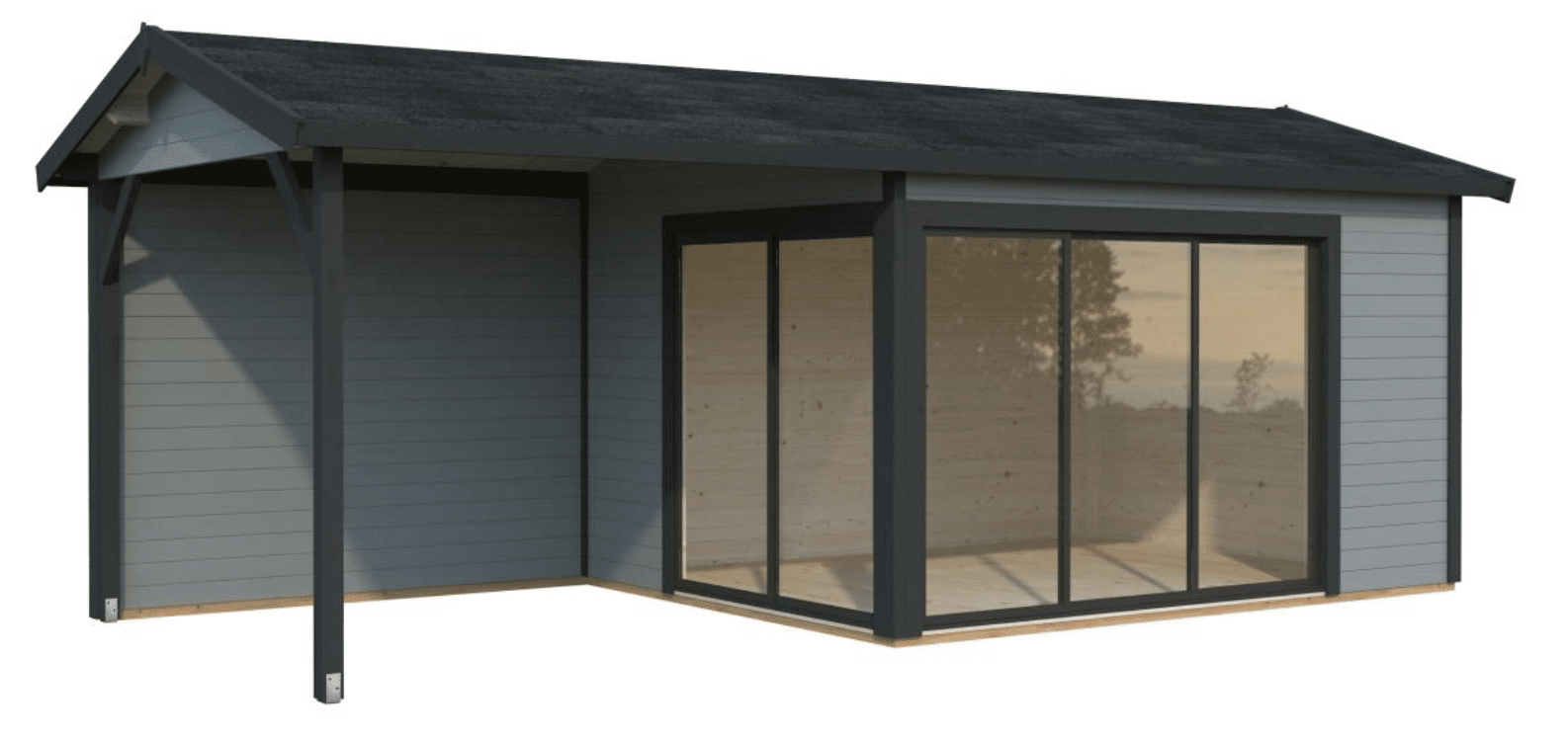 Abri Amanda 11,2 + 7,8m² Plus - Palmako – Image 9