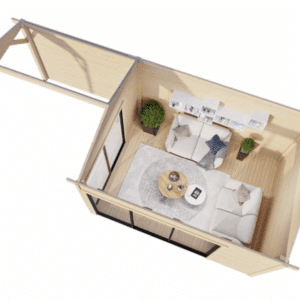 Abri Amanda 11,2 + 7,8m² Plus – Palmako